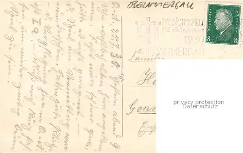 AK / Ansichtskarte Oberammergau Ferienwohnung Oberammergau