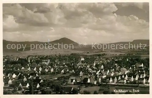AK / Ansichtskarte Kirchheim_Teck Panorama Kirchheim Teck
