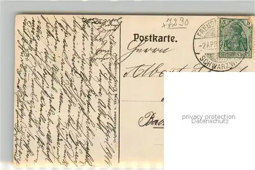 AK / Ansichtskarte Freudenstadt Hotel Waldeck Hartranftsallee Freudenstadt