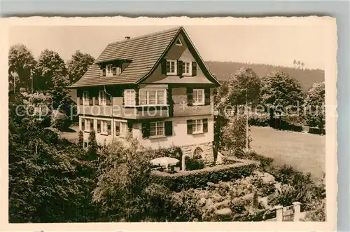 AK / Ansichtskarte Freudenstadt Haus Mohn Freudenstadt