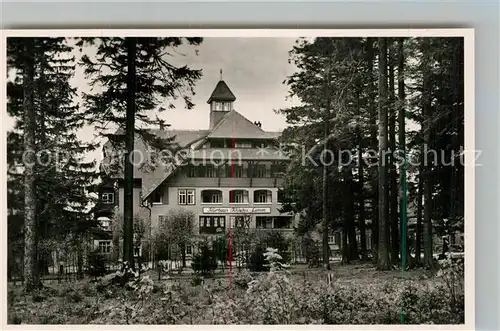 AK / Ansichtskarte Kniebis_Freudenstadt Kurhotel Kniebis Lamm Kniebis_Freudenstadt