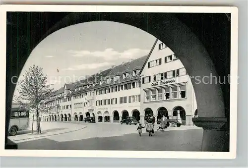 AK / Ansichtskarte Freudenstadt Am Markt Arkaden Freudenstadt