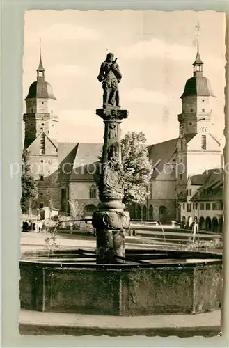 AK / Ansichtskarte Freudenstadt Brunnen Marktplatz Freudenstadt