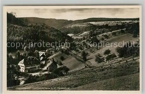 AK / Ansichtskarte Freudenstadt Blick ins Christophstal Freudenstadt
