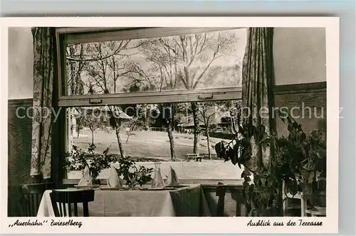 AK / Ansichtskarte Zwieselberg_Freudenstadt Gasthof Auerhahn Blick aus der Terrasse Zwieselberg_Freudenstadt
