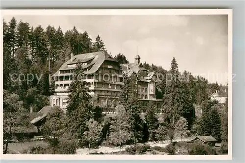 AK / Ansichtskarte Freudenstadt Luz Hotel Waldlust Freudenstadt