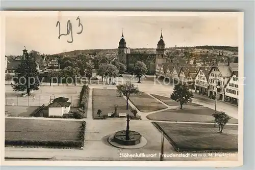 AK / Ansichtskarte Freudenstadt Am Marktplatz Freudenstadt