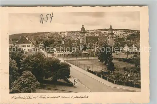 AK / Ansichtskarte Freudenstadt Am Marktplatz Freudenstadt