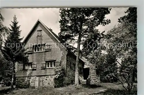 AK / Ansichtskarte Kniebis_Freudenstadt Kniebishuette des Ak Ski Clubs Tuebingen Kniebis_Freudenstadt