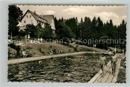 AK / Ansichtskarte Kniebis_Freudenstadt Sporthalle Kniebis Schwimmbad Kniebis_Freudenstadt