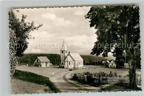 AK / Ansichtskarte Kniebis_Freudenstadt Kirche Kniebis_Freudenstadt