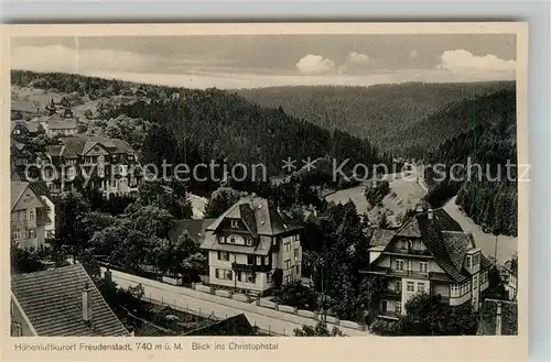 AK / Ansichtskarte Freudenstadt Blick ins Christophstal Freudenstadt