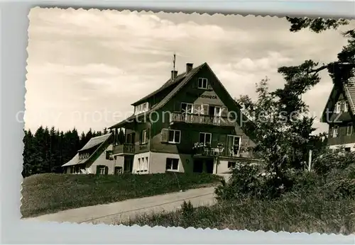 AK / Ansichtskarte Kniebis_Freudenstadt Haus Tanneck Kniebis_Freudenstadt