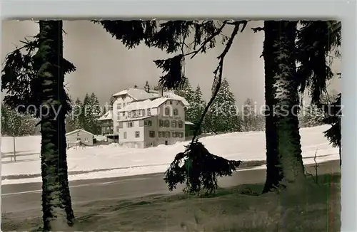 AK / Ansichtskarte Zuflucht Schmelzles Hoehenhotel Zuflucht Zuflucht