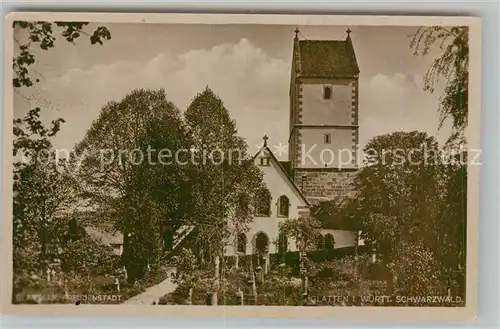 AK / Ansichtskarte Glatten_Freudenstadt Kirche Glatten_Freudenstadt