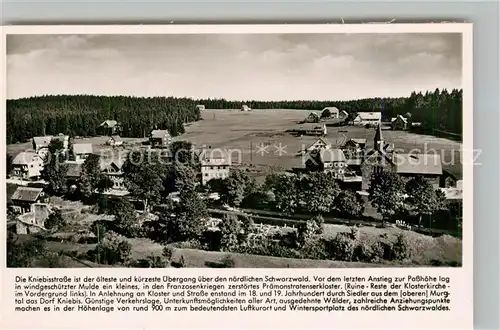AK / Ansichtskarte Kniebis_Freudenstadt Panorama Kniebis_Freudenstadt