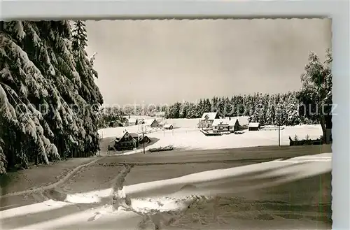 AK / Ansichtskarte Kniebis_Freudenstadt Winterpanorama Kniebis_Freudenstadt