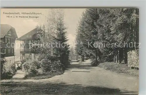 AK / Ansichtskarte Freudenstadt Waldhotel Stokinger Freudenstadt