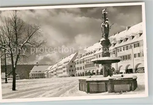 AK / Ansichtskarte Freudenstadt Marktplatz Brunnen Freudenstadt