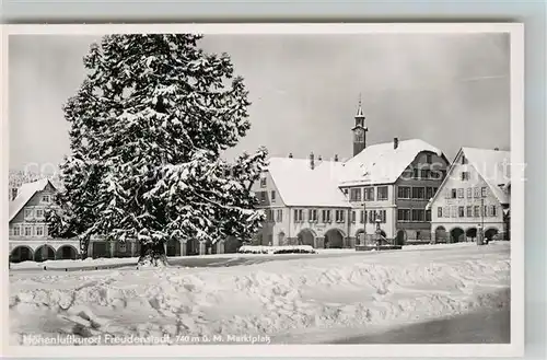 AK / Ansichtskarte Freudenstadt Marktplatz Freudenstadt