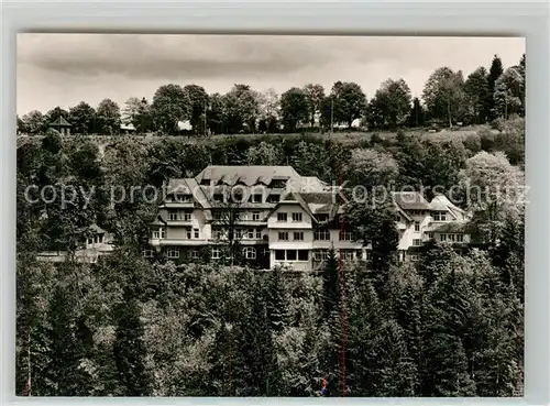 AK / Ansichtskarte Freudenstadt Hotel Waldeck Freudenstadt