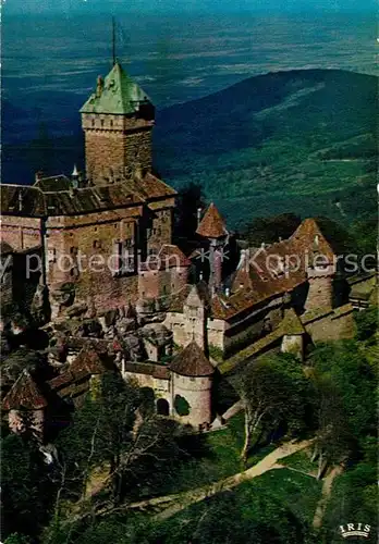 AK / Ansichtskarte Haut Koenigsbourg_Hohkoenigsburg Chateau vue aerienne Haut Koenigsbourg