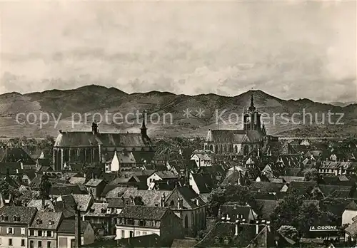 AK / Ansichtskarte Colmar_Haut_Rhin_Elsass Vue sur les Vosges Colmar_Haut_Rhin_Elsass