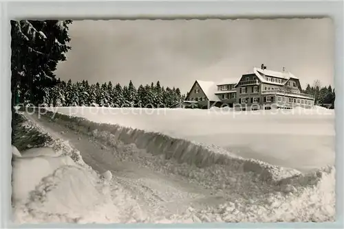 AK / Ansichtskarte Kniebis_Freudenstadt Luftkurheim Waldesruhe Winterimpressionen Schwarzwald Kniebis_Freudenstadt