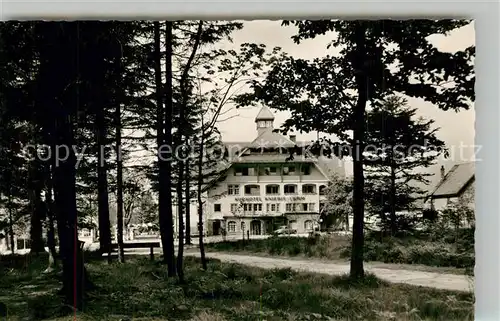 AK / Ansichtskarte Lamm_Kniebis Kurhotel Kurort im Schwarzwald Lamm Kniebis