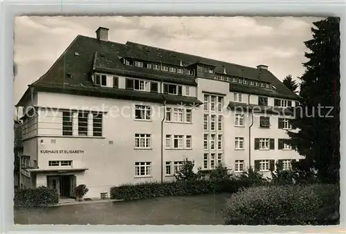 AK / Ansichtskarte Freudenstadt Kurhaus St Elisabeth Kurort im Schwarzwald Freudenstadt