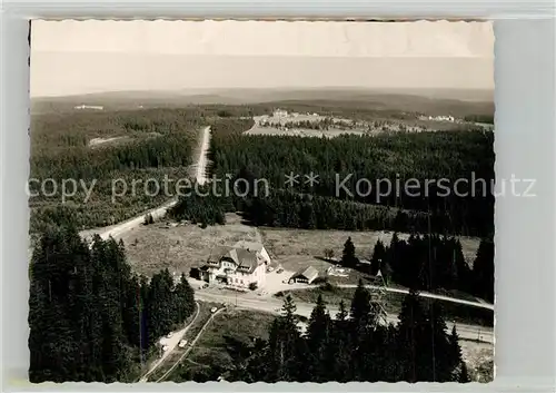 AK / Ansichtskarte Freudenstadt Passhoehe Alexanderschanze Schwarzwaldhochstrasse Fliegeraufnahme Freudenstadt