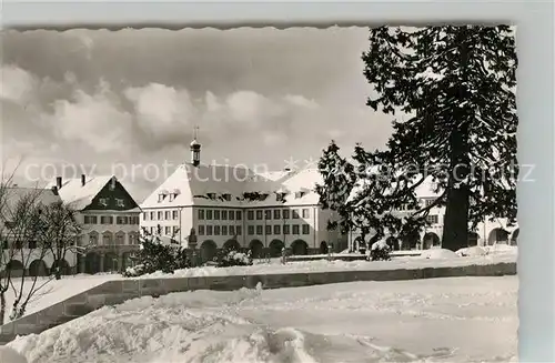 AK / Ansichtskarte Freudenstadt Teilansicht Winterimpressionen Kurort im Schwarzwald Freudenstadt