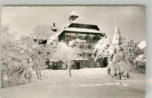 AK / Ansichtskarte Lamm_Kniebis Kurhotel Winterimpressionen Schwarzwald Lamm Kniebis