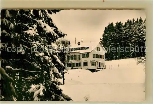 AK / Ansichtskarte Kniebis_Freudenstadt Milchbar Cafe Gaststaette Winterimpressionen Schwarzwald Kniebis_Freudenstadt