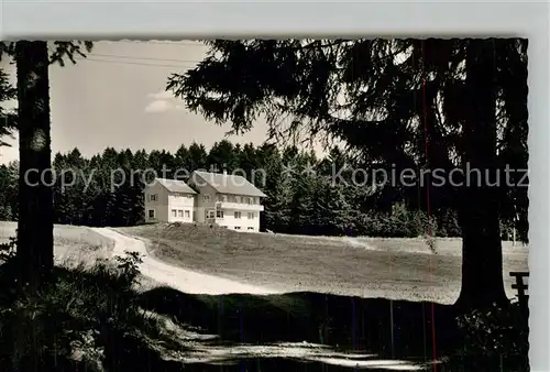 AK / Ansichtskarte Kniebis_Freudenstadt Pension Sonnige Heide am Waldrand Kurort Schwarzwald Kniebis_Freudenstadt