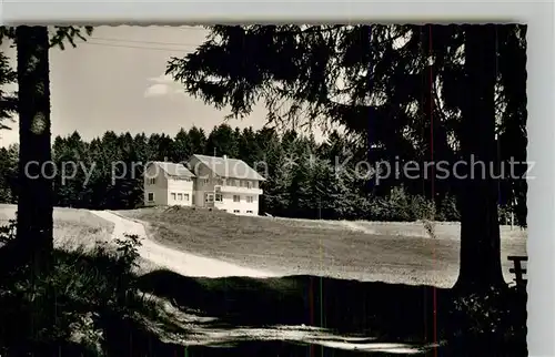 AK / Ansichtskarte Kniebis_Freudenstadt Pension Sonnige Heide am Waldrand Kurort im Schwarzwald Kniebis_Freudenstadt
