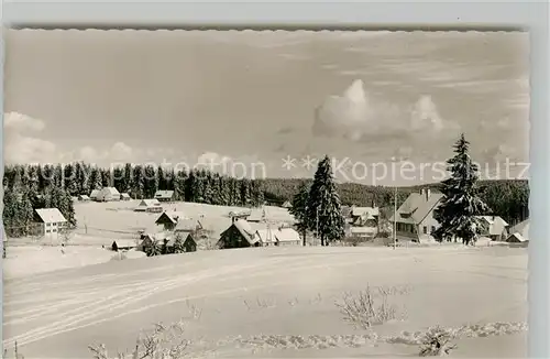 AK / Ansichtskarte Kniebis_Freudenstadt Winterimpressionen Kurort im Schwarzwald Kniebis_Freudenstadt