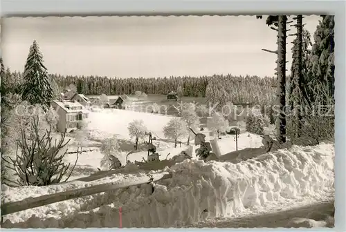 AK / Ansichtskarte Kniebis_Freudenstadt Winterimpressionen Kurort im Schwarzwald Kniebis_Freudenstadt