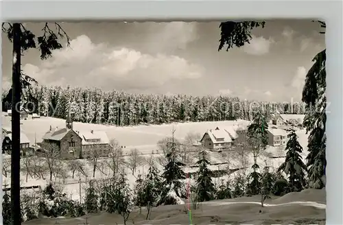 AK / Ansichtskarte Kniebis_Freudenstadt Winterimpressionen Luftkurort im Schwarzwald Kniebis_Freudenstadt