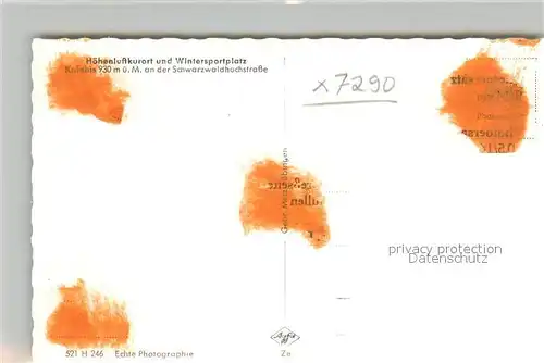 AK / Ansichtskarte Kniebis_Freudenstadt Panorama Hoehenluftkurort Wintersportplatz Schwarzwald Kniebis_Freudenstadt