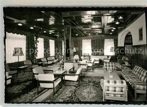 AK / Ansichtskarte Freudenstadt Hotel Kurheim Rappen Aufenthaltsraum Freudenstadt