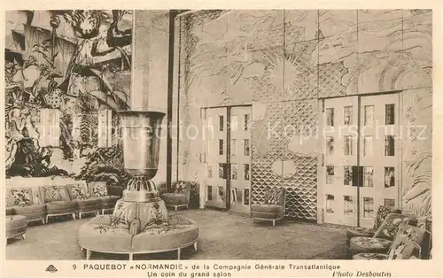 AK / Ansichtskarte Paris Paquebot Normandie Paris