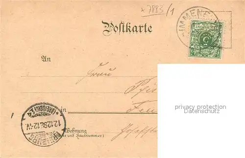 AK / Ansichtskarte Tiefenstein_Albtal Station Albbruck Gasthaus Krone  Tiefenstein_Albtal