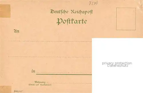 AK / Ansichtskarte Karlsruhe_Baden Geschaeftshaus Friedrich Blos Kriegerdenkmal Karlsruhe_Baden