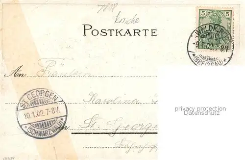 AK / Ansichtskarte Waldkirch_Breisgau Evangelische Kirche Waldkirch Breisgau