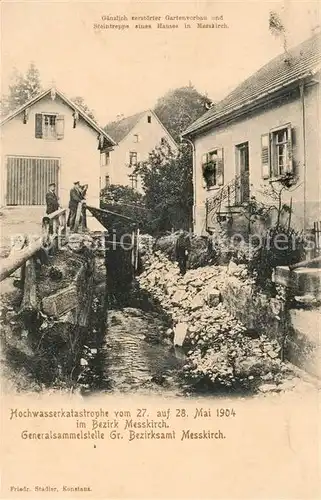 AK / Ansichtskarte Messkirch Hochwasserkatastrophe 27 28 Mai 1904  Messkirch
