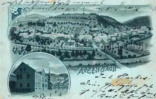 AK / Ansichtskarte Atzenbach Hauptstrasse  Atzenbach