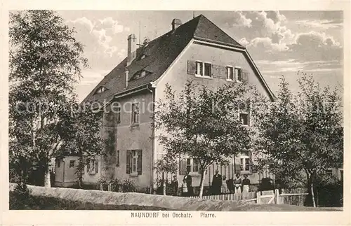 AK / Ansichtskarte Naundorf_Oschatz Pfarre Naundorf Oschatz