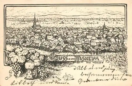 AK / Ansichtskarte Alsheim  Alsheim