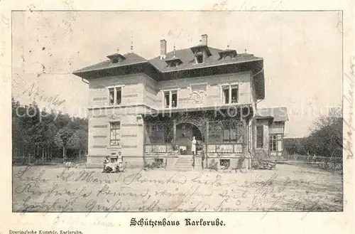 AK / Ansichtskarte Karlsruhe_Baden Schuetzenhaus Karlsruhe_Baden